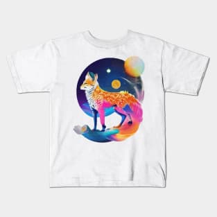 Cosmic Creatures - Where Animals and Stars Align Kids T-Shirt